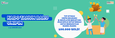 Kado Tahun Baru UniPin!